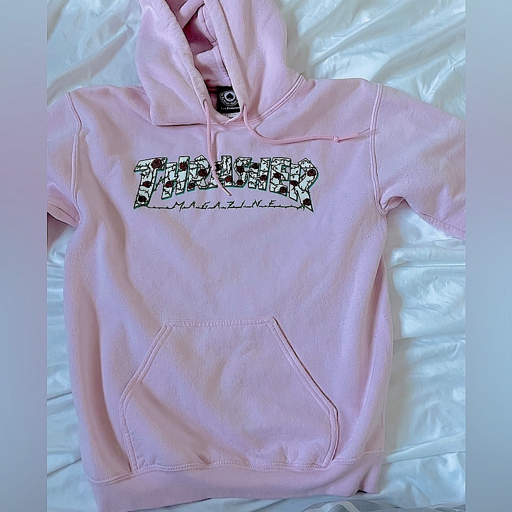 Thrasher Pink Roses Hoodie